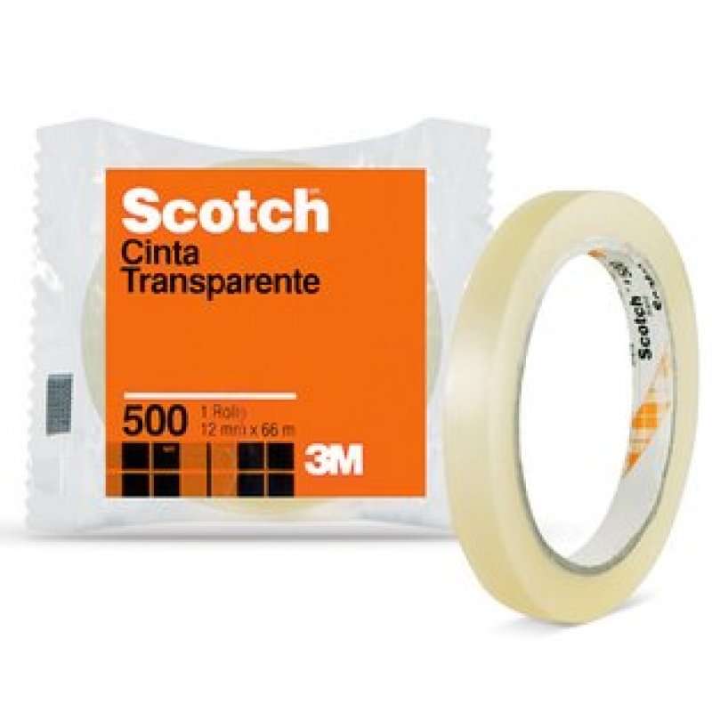 Cinta Transparente Scotch 12 mm x 66 mm